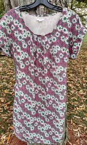 Tulle floral dress with back bow S